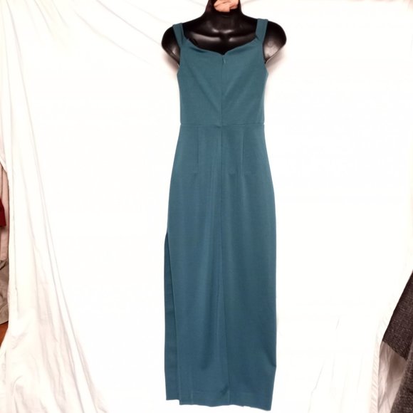Stylestalker Womens Teal SS8185004 Sleeveless Side Slit Maxi Dress - Picture 2 of 4